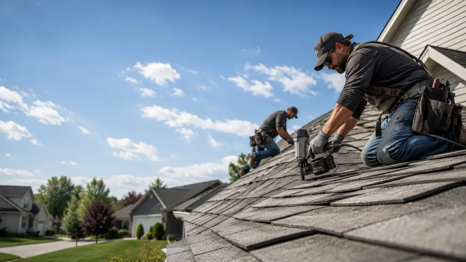 Storm Damage Roof Repair in Columbus, PA near me